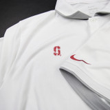 Stanford Cardinal Nike Dri-Fit Polo Men's White Used XXL TOPS-190404