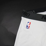 Nike NBA Authentics Compression Shorts Men's White Used Multiple Sizes SHOR-041355