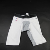 Nike NBA Authentics Compression Shorts Men's White Used Multiple Sizes SHOR-041355