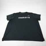 Charlotte 49ers Nike Pro Short Sleeve Shirt Men's Black Used 4XL TOPS-191773