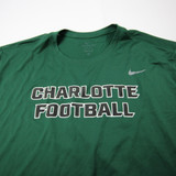 Charlotte 49ers Nike Nike Tee Short Sleeve Shirt Men's Green Used 4XL TOPS-191776