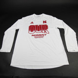 Nebraska Cornhuskers adidas Aeroready Long Sleeve Shirt Men's Multiple Sizes TOPS-191944