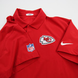 Kansas City Chiefs Nike NFL On Field Dri-Fit Polo Men's Red Used XXL TOPS-192301