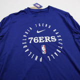 Philadelphia 76ers Nike NBA Authentics Dri-Fit Long Sleeve Shirt Multiple Sizes TOPS-192439