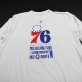 Philadelphia 76ers Nike NBA Authentics Dri-Fit Long Sleeve Shirt Multiple Sizes TOPS-192400