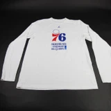 Philadelphia 76ers Nike NBA Authentics Dri-Fit Long Sleeve Shirt Multiple Sizes TOPS-192400