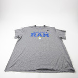 LA Rams Nike Dri-Fit Short Sleeve Shirt Men's Gray Used XXL TOPS-192595