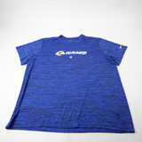 LA Rams Nike NFL On Field Dri-Fit Short Sleeve Shirt Men's Blue Used 3XL TOPS-192827