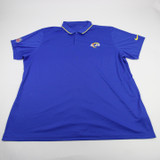 LA Rams Nike NFL On Field Dri-Fit Polo Men's Blue Used 3XL TOPS-192826