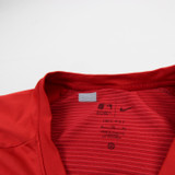 Washington Nationals Nike MLB Authentic Short Sleeve Shirt Men's Red Used XL TOPS-193559