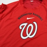Washington Nationals Nike MLB Authentic Short Sleeve Shirt Men's Red Used XXL TOPS-193560