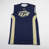Gallaudet Bison Under Armour Compression Top Men's Navy Used L TOPS-194472