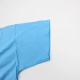 Gallaudet Bison Custom Ink Short Sleeve Shirt Men's Light Blue Used L TOPS-194451