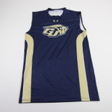 Gallaudet Bison Under Armour Compression Top Men's Navy Used XL TOPS-194502