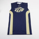 Gallaudet Bison Under Armour Compression Top Men's Navy Used M TOPS-194495