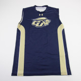 Gallaudet Bison Under Armour Compression Top Men's Navy Used XL TOPS-194501