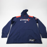 Houston Astros Nike MLB Authentic Therma-Fit Sweatshirt Men's Navy Used XL TOPS-194326