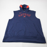 Houston Astros Nike MLB Authentic Dri-Fit Sweatshirt Men's Navy Used XL TOPS-194323