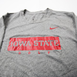 Iowa State Cyclones Nike Long Sleeve Shirt Men's Gray Used L TOPS-195238