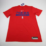 Philadelphia 76ers Nike NBA Authentics Dri-Fit Short Sleeve Shirt TOPS-195497
