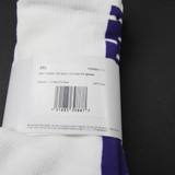 Nike NBA Authentics Socks Men's White New with Tags XXL ACCS-008954