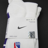 Nike NBA Authentics Socks Men's White New with Tags XXL ACCS-008954