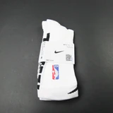 Nike NBA Authentics Dri-Fit Socks Men's White New with Tags XL ACCS-008946