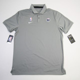 Washington Wizards Nike NBA Authentics Dri-Fit Polo Men's Gray New