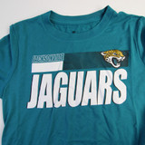Jacksonville Jaguars Nike NFL On Field Short Sleeve Shirt Women's Teal New