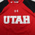 Utah Utes Under Armour Long Sleeve Shirt Men's Red/Black New S 01
