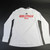 NC State Wolfpack adidas Amplifier Long Sleeve Shirt Men's White New S 23