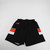 New Balance Athletic Shorts Men's Black/Orange Used-SHOR-022479