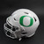 Oregon Ducks Riddell Helmet - Football Men's White Used L-HATS-010205