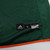 Miami Hurricanes adidas Practice Jersey - Basketball Men's Green/Orange Used M-JRSY-007064