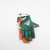Miami Hurricanes adidas Freak Gloves - Receiver Men's Green/Orange New 3XL-EQPT-004515