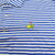 Peter Millar Polo Men's Blue/White Used L-TOPS-128047