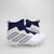 adidas Football Cleat Men's White/Navy New without Box-CLEA-011437