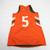 Miami Hurricanes adidas Practice Jersey - Basketball Women's Used Orange/Green M-JRSY-007653