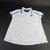 Kansas Jayhawks adidas Climalite Polo Women's White Used M-TOPS-132729