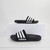 adidas Cloudfoam Sandals & Flip Flops Men's Black/White Used-SHOE-016515
