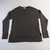 Moa Moa Long Sleeve Shirt Women's Dark Gray Used XS-TOPS-132931
