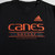 Miami Hurricanes adidas Creator Short Sleeve Shirt Women's Black New M-TOPS-134647