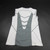 Nike Pro Combat Sleeveless Shirt Men's White/Gray Used M-TOPS-133869