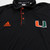 Miami Hurricanes adidas Polo Men's Black Used XL-TOPS-134982