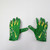 Oregon Ducks Nike Gloves - Receiver Men's Green/Yellow Used 2XL-EQPT-004889