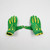 Oregon Ducks Nike Superbad Gloves - Receiver Men's Green/Yellow Used-EQPT-004905