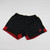 adidas Athletic Shorts Women's Black/Red Used-SHOR-031743
