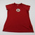 NIU Huskies adidas Short Sleeve Shirt Women's Red New with Tags S TOPS-146311