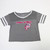 Potomac Nationals Blue 84 Short Sleeve Shirt Women's Charcoal New with Tags M TOPS-146728