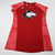 NIU Huskies adidas Short Sleeve Shirt Women's Red Used Multiple Sizes TOPS-147501